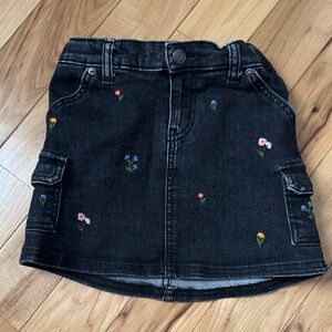 Cat & Jack Gray Denim Skirt